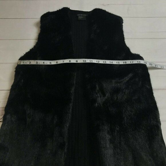 Armani Exchange Womens Black Front Vest Size XS - Picture 7 of 8